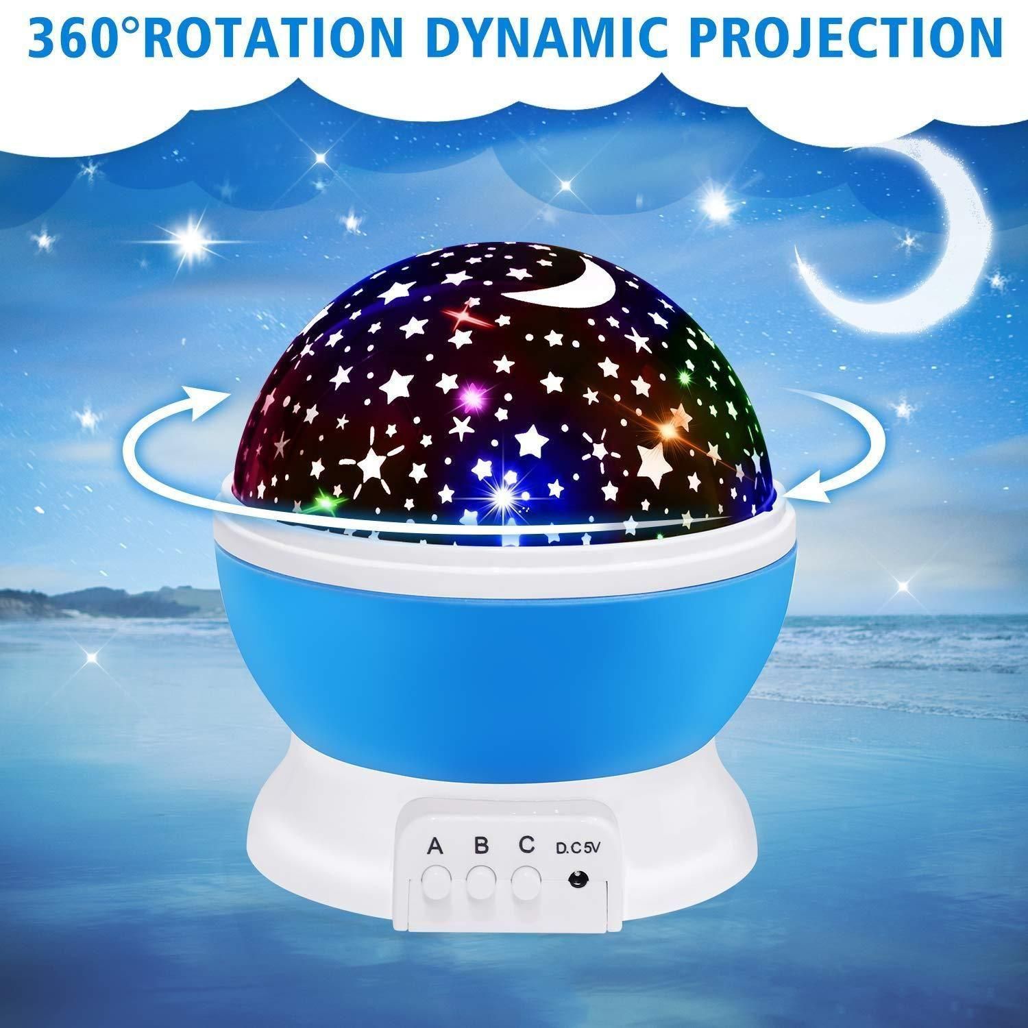 Star Projector Night Light (Assorted Color)